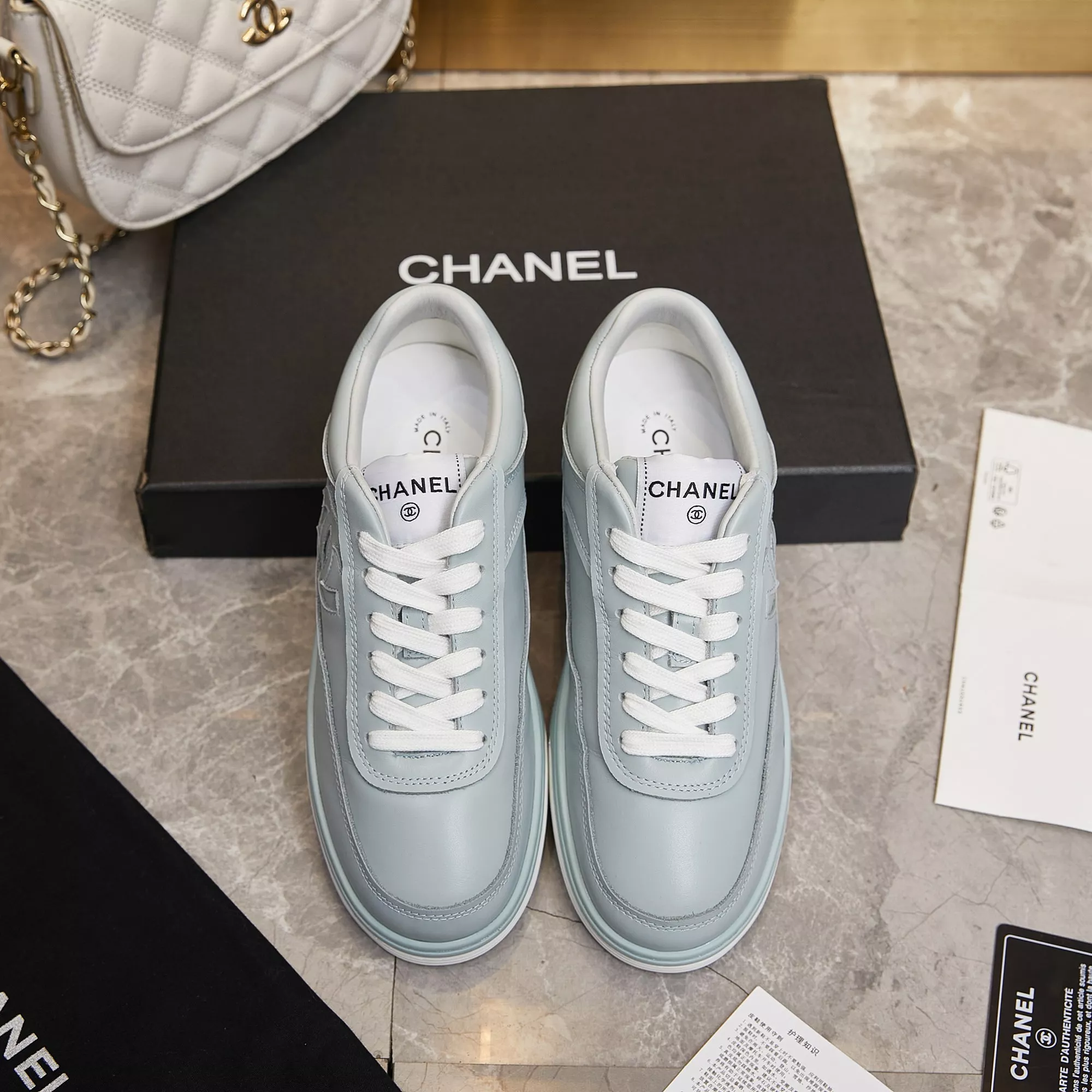 chanel decontractees chaussures pour femme s_12761134